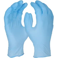 Nitril Einweghandschuhe, puderfrei, 24 cm, blau