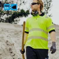 Warnschutz Poloshirt, mit UV-Schutz Neongelb - L