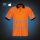 Warnschutz Poloshirt, mit UV-Schutz Neonorange - M