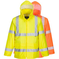 Portwest Warnschutz Regenjacke