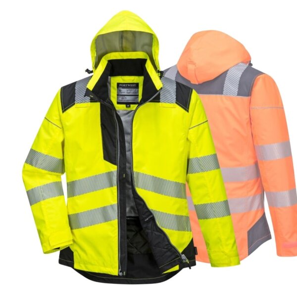Portwest Warnschutz-Winter Jacke T400