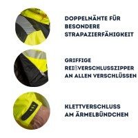 Portwest Warnschutz-Winter Jacke T400