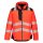 Portwest Warnschutz-Regenjacke T400 Rot/Schwarz-S