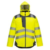 Portwest Warnschutz-Regenjacke T400 Gelb/Grau-S