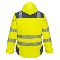 Portwest Warnschutz-Regenjacke T400 Gelb/Grau-S