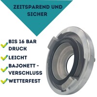 Alu - Festkupplung System Storz - Reduzierstück