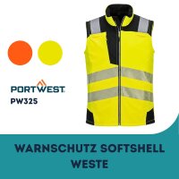 Portwest Warnschutz Softshell Weste PW325