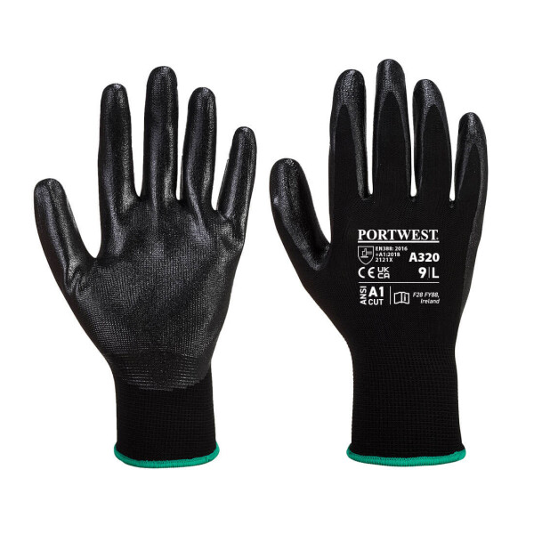 Portwest Dexti-Grip Handschuh A320 Schwarz-XXL