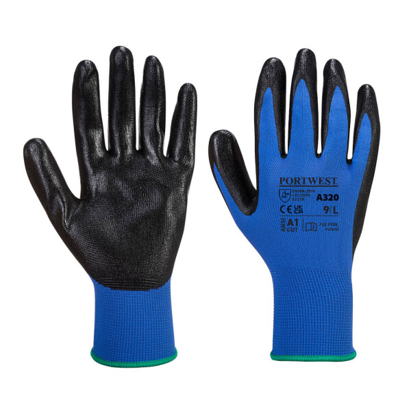 Portwest Dexti-Grip Handschuh A320 Blau-S