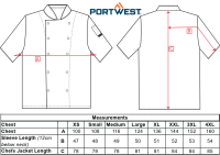 Portwest Chefs Cumbria Kochjacke C733