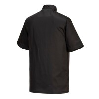 Portwest Chefs Cumbria Kochjacke C733 Schwarz-3XL