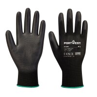 Portwest  PU-Beschichteter-Handschuh A120 Schwarz-XS