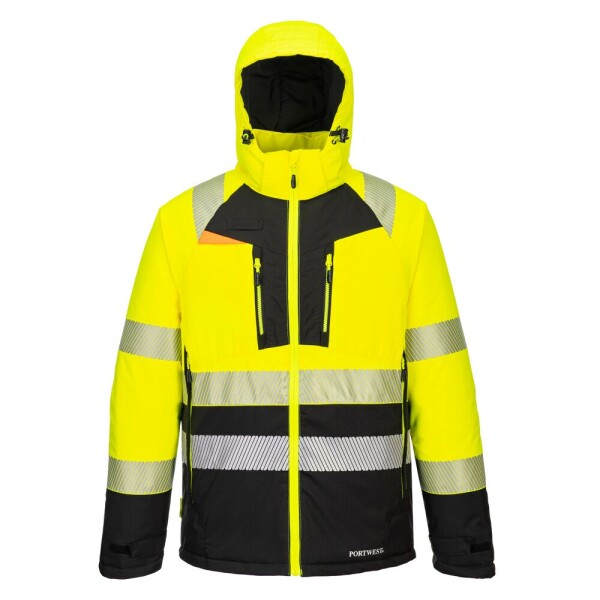 Portwest Warnschutz Winterjacke DX430 Gelb/Schwarz-M