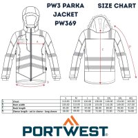 Portwest Warnschutz Winterparka PW369