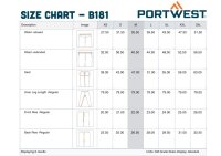 Portwest Merinowolle Thermo-Unterhose B181 Schwarz M