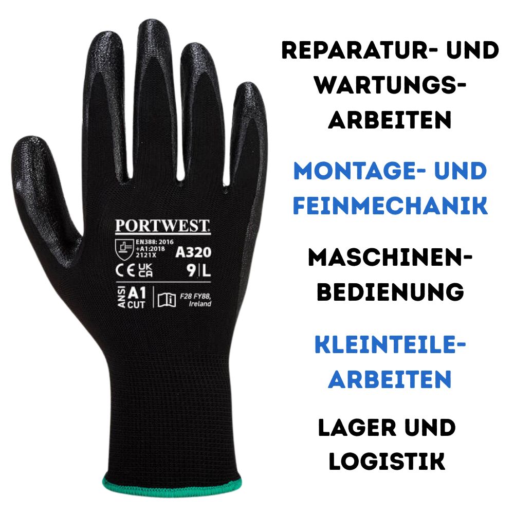 Portwest Dexti-Grip Handschuh A320 Blau