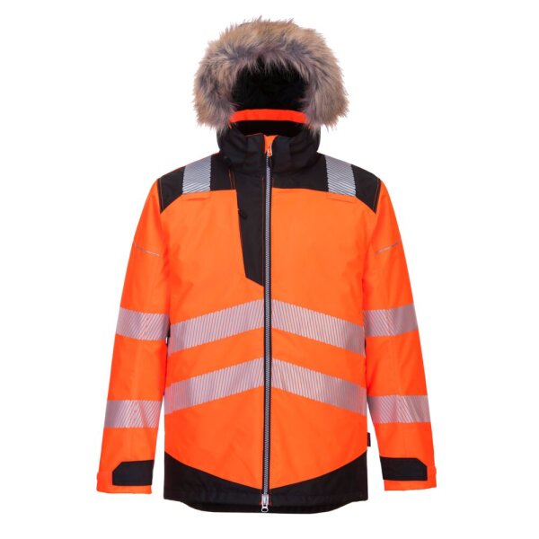 Orange/Schwarz